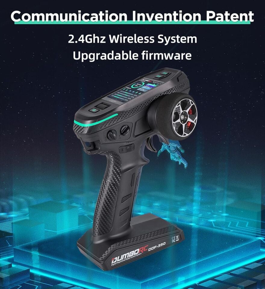 DDF-350 + X10FG 2.4Ghz 10CH Kumanda Seti (Sünger Metal Tekerli)