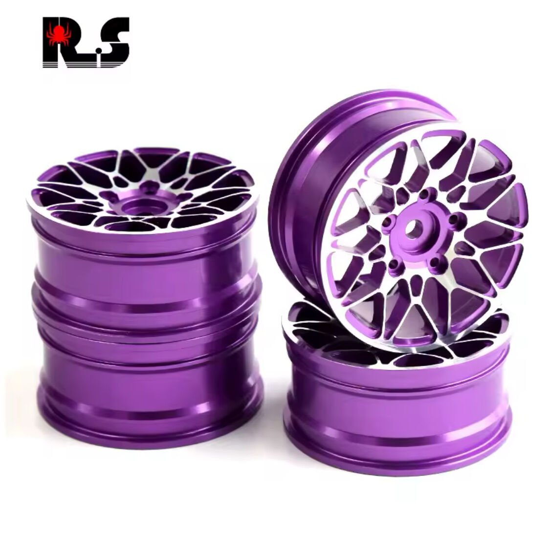 1/10 Alüminyum Jant Takımı 4 Adet Mor
