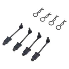 1/10 Araçlar için kep Clips Secure ( 4 Adet )