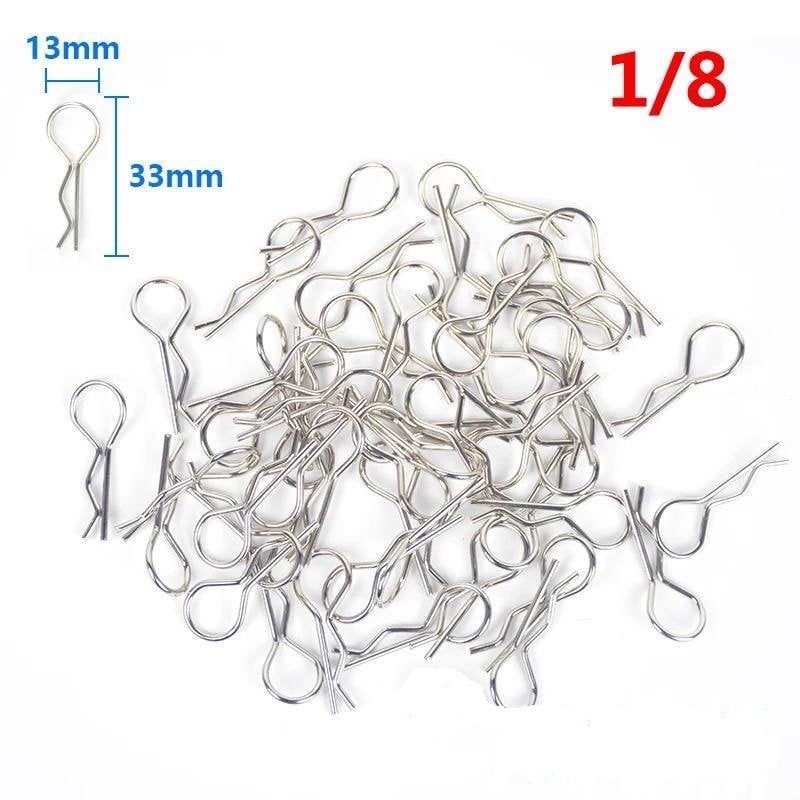 1/8 Araçlar için Clips (4Adet)