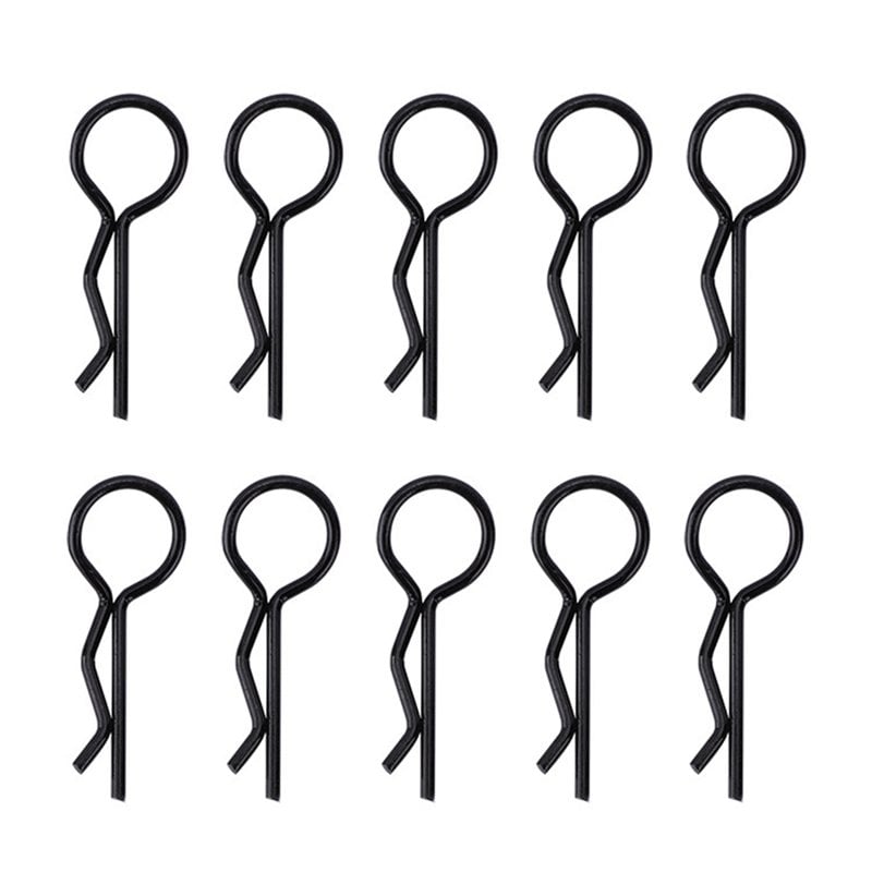 1/8 Araçlar için Clips Siyah ( 4 Adet )