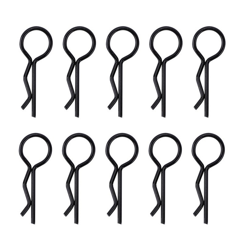 1/8 Araçlar için Clips Siyah ( 4 Adet )