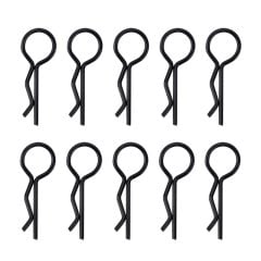 1/8 Araçlar için Clips Siyah ( 4 Adet )