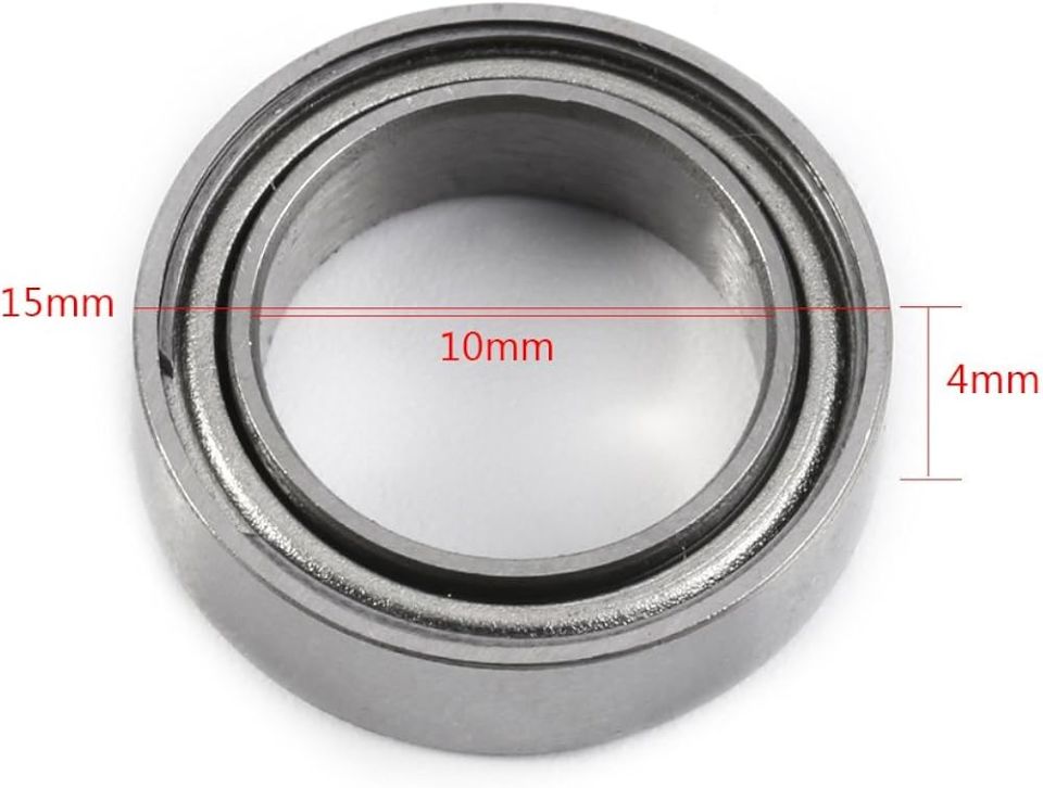 10x15x4mm Rulman (Bearing) 1Adet
