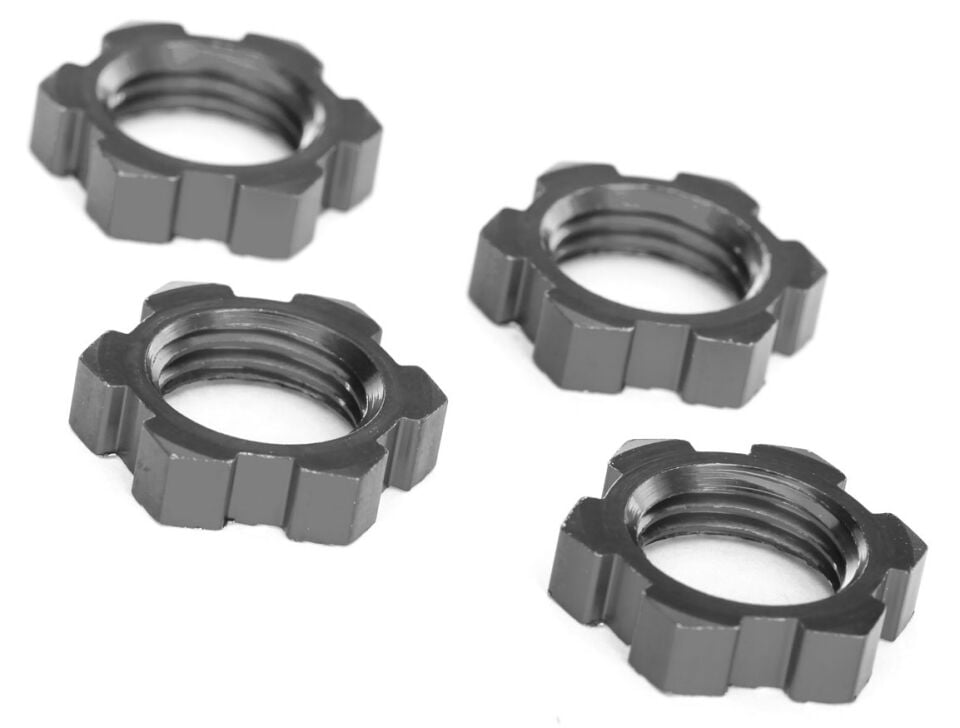 7758-GRAY Sledge/X-Maxx/E-Revo VXL 17mm Splined Wheel Nut (Green) (4)