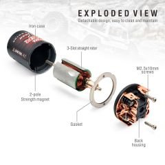 550 Size 20T 3-Slot Crawler Motor