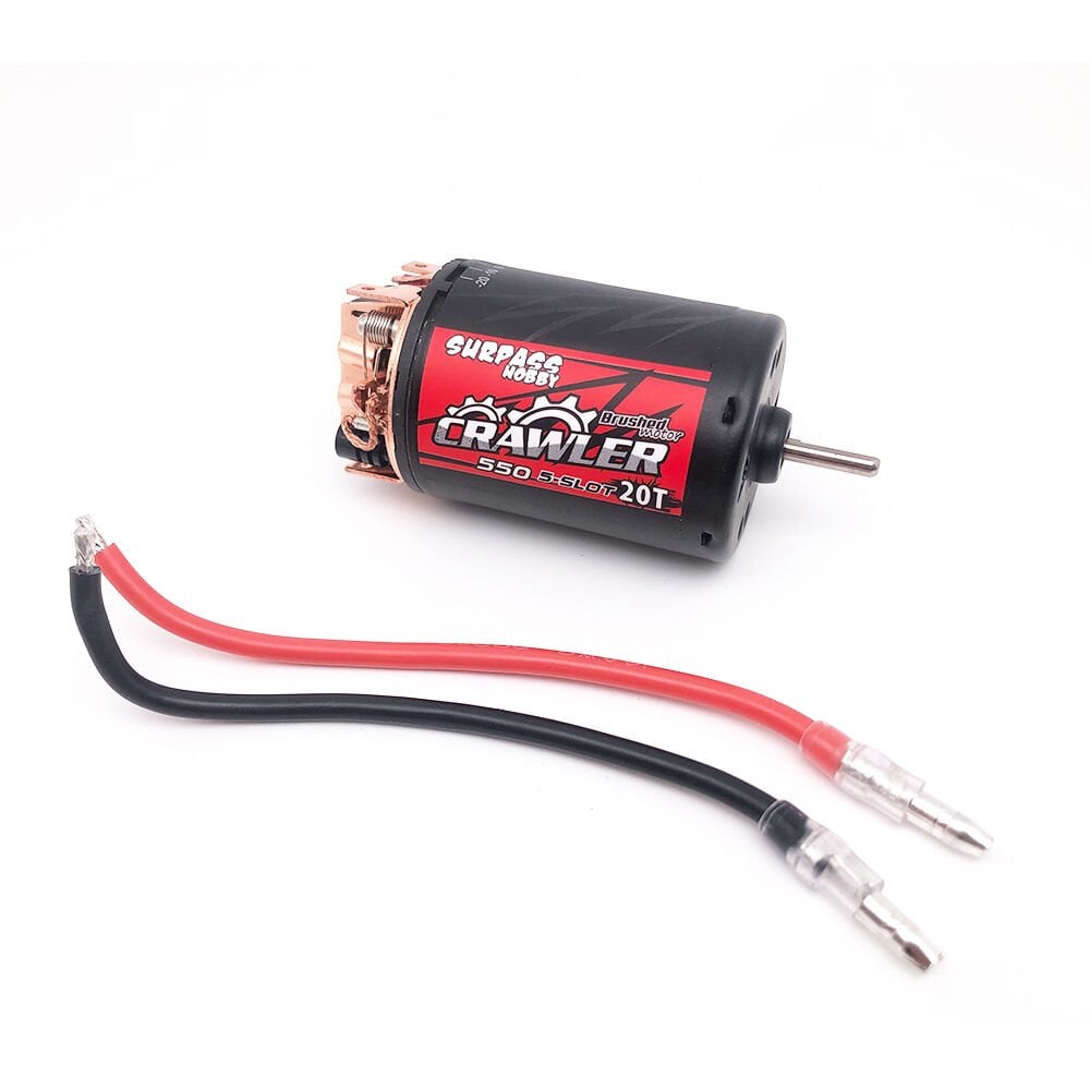 550 Size 20T 5-Slot Crawler Motor