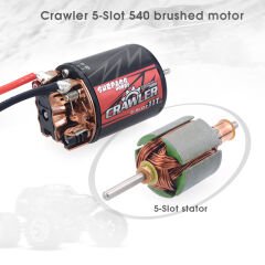 550 Size 20T 5-Slot Crawler Motor