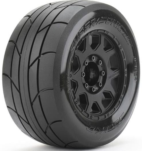 MT Slick Super Sonic Belted 3.8'' Black Wheel 17mm 4Adet