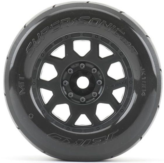 MT Slick Super Sonic Belted 3.8'' Black Wheel 17mm 4Adet
