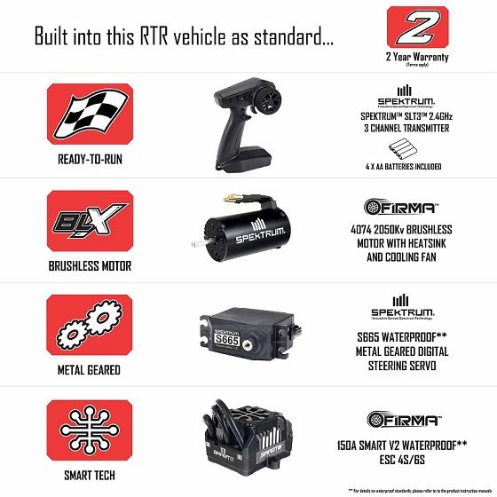 1/7 BIG ROCK 6S 4X4 BLX Monster Truck RTR