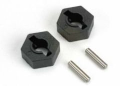 4954 Hex Wheel hubs 2.5 x 12mm 2pc