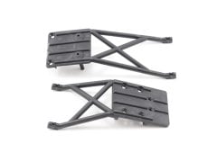 5837 Front & Rear Skidplate Set (Black)