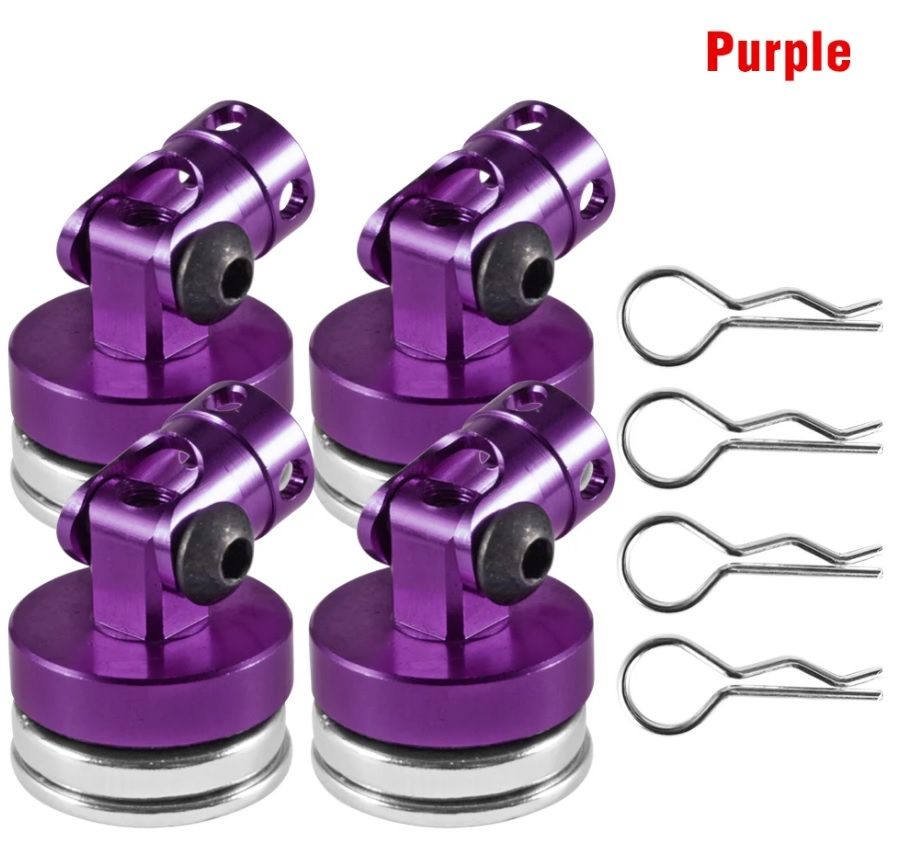 Mıknatıslı Kep Kulesi 4pc Mor