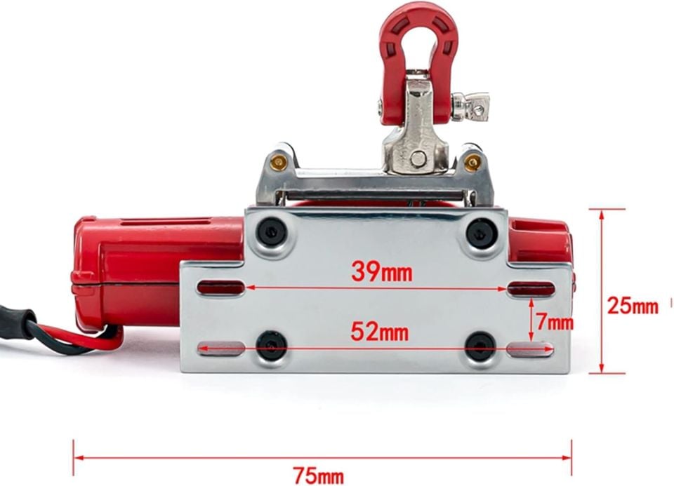 Elektrikli Metal Vinç Kırmızı