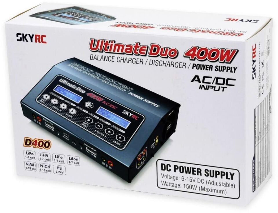 D400 Ultimate Duo 400W Digital Şarj Aleti