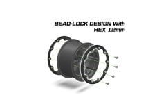 3.3'' MFT ST Rocket 1/10  (1/2 Offset) Black 4Adet