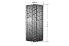 3.3'' MFT ST Rocket 1/10  (1/2 Offset) Black 4Adet