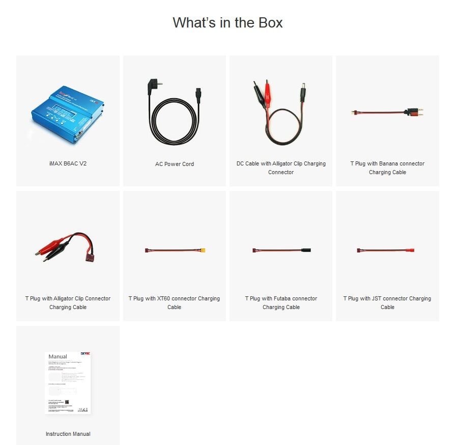 B6AC V2 AC/DC 50W Charger
