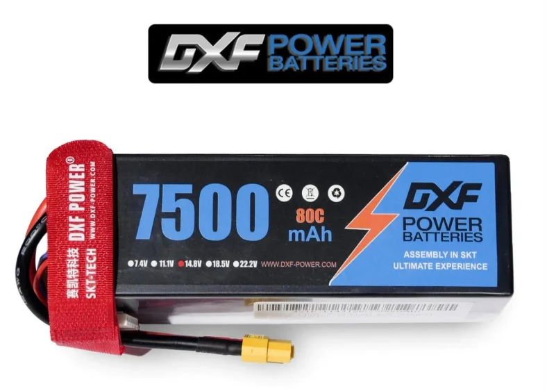 7500Mah 14.8V 4S 80C Hard Case Lipo Batarya