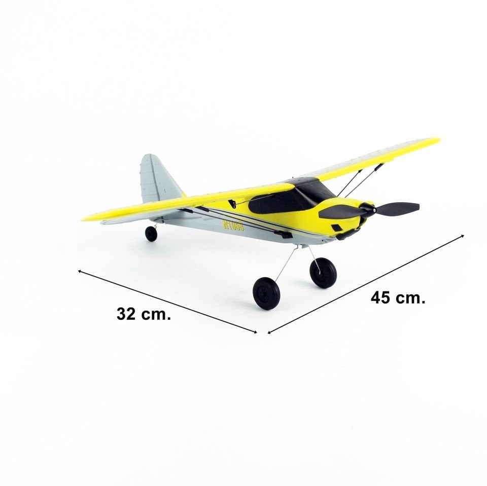 Mini Cup RTF Uçmaya Hazır Model Uçak Seti Sarı