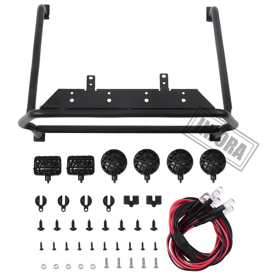 1/10 Crawler Metal Roll Bar Işıklı