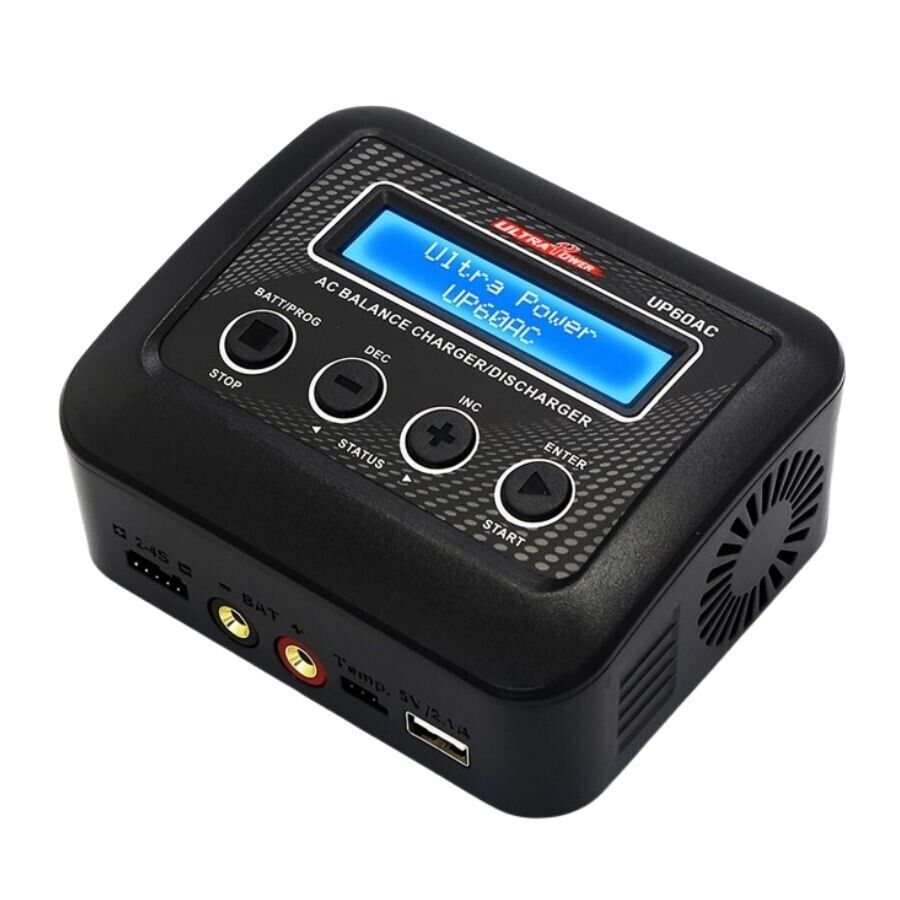 UP60AC 60W 6A 2-4S LiPo Şarj Cihazı