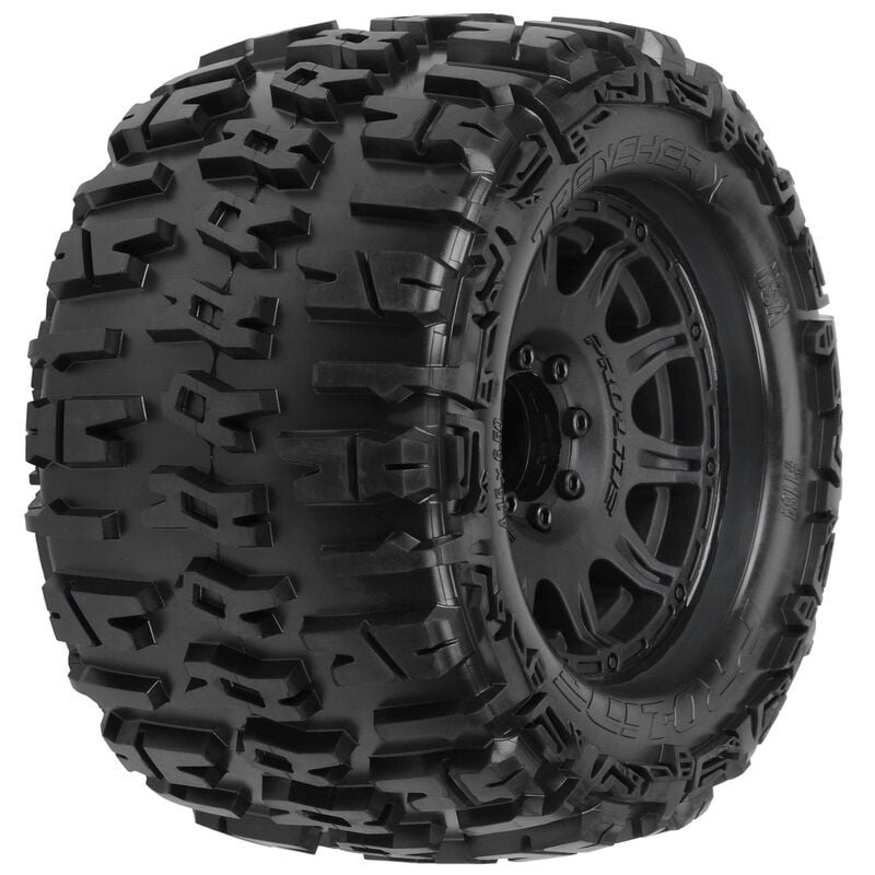 1/8 Trencher X F/R 3.8'' MT Tires Mounted 17mm 4 Adet