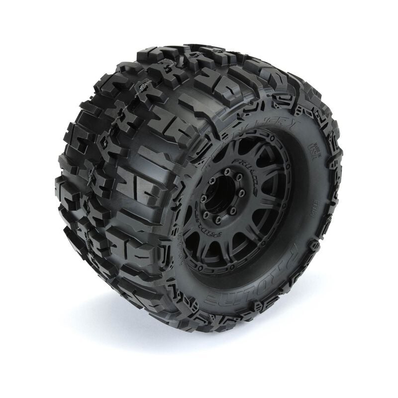 1/8 Trencher X F/R 3.8'' MT Tires Mounted 17mm 4 Adet