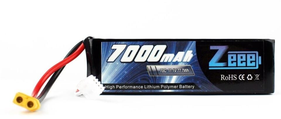 7000Mah 11.1V 70C 3S Lipo Batarya