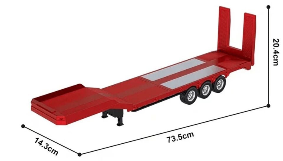 Scania 770S RC Truck 1/18 + Flatbed Dorse Combo RTR