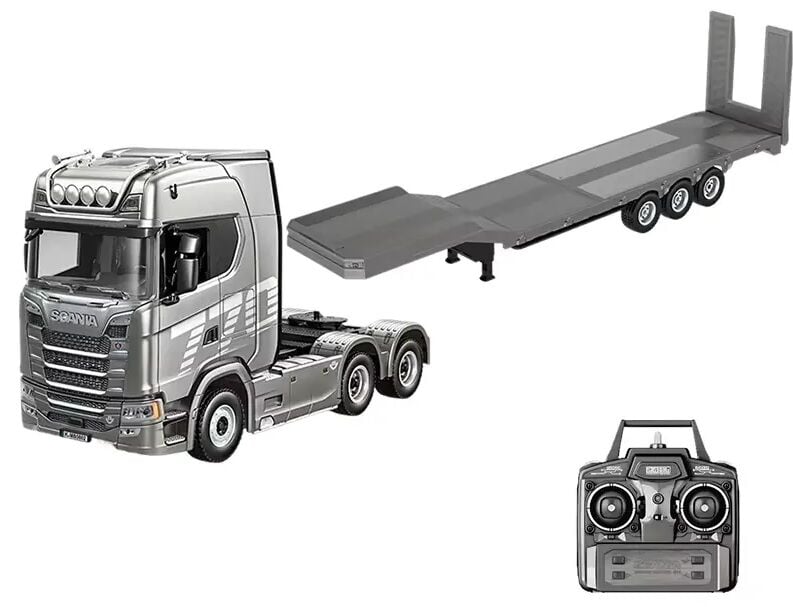 Scania 770S RC Truck 1/18 + Flatbed Dorse Combo RTR