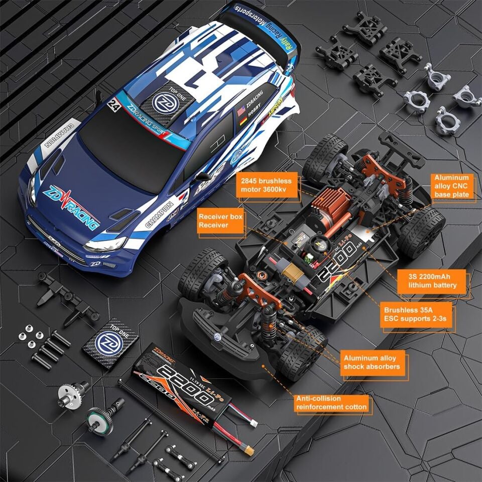 RX12 Polo GTI Rally 4WD Brushless 1/12