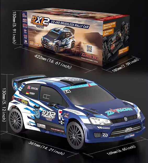 RX12 Polo GTI Rally 4WD Brushless 1/12
