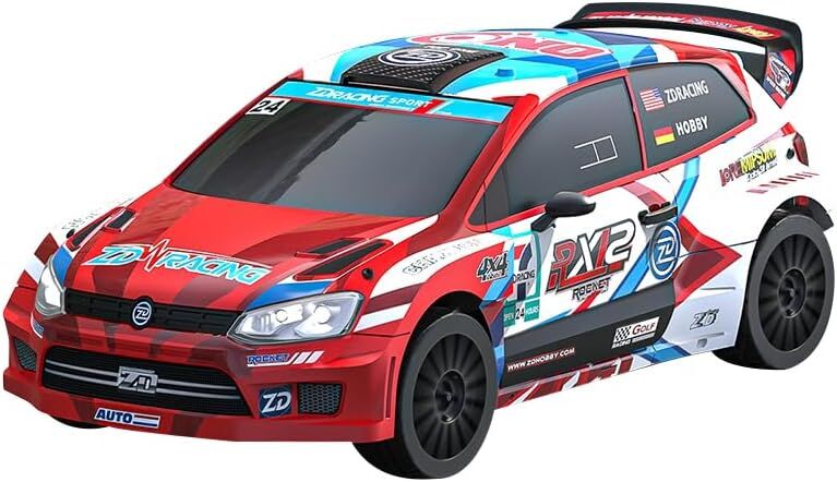 RX12 Polo GTI Rally 4WD Brushless 1/12 Kırmızı