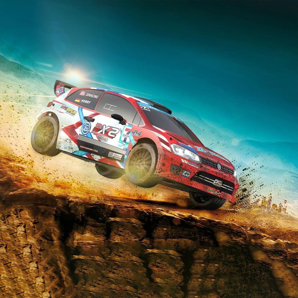 RX12 Polo GTI Rally 4WD Brushless 1/12 Kırmızı