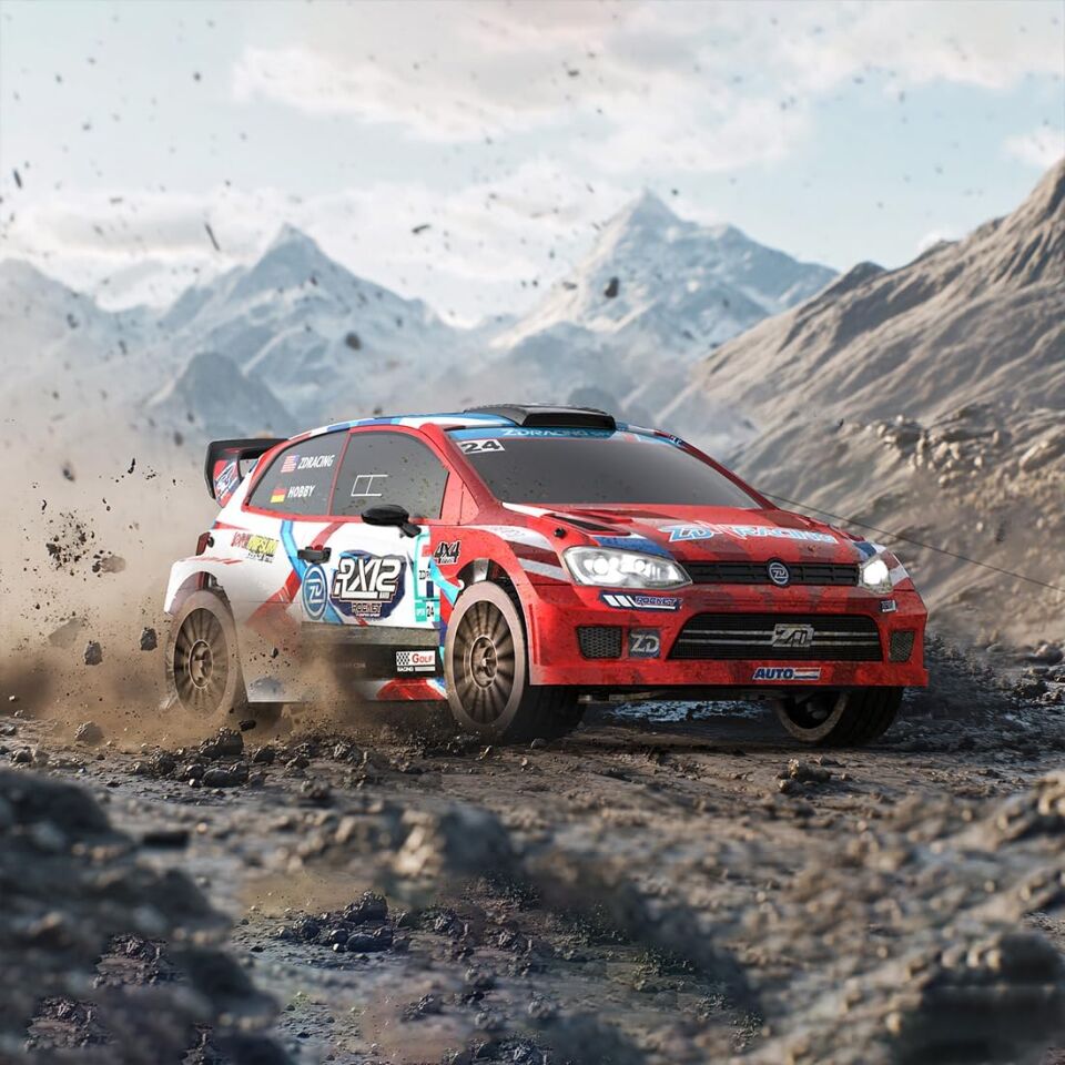 RX12 Polo GTI Rally 4WD Brushless 1/12 Kırmızı