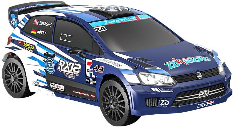 RX12 Polo GTI Rally 4WD Brushless 1/12 Mavi
