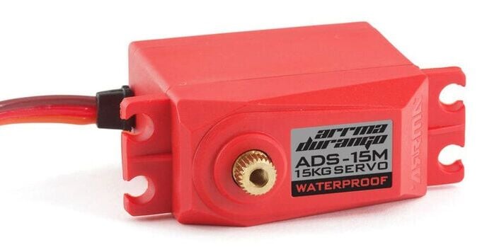 ADS-15M V2 15kg Waterproof Servo, Red