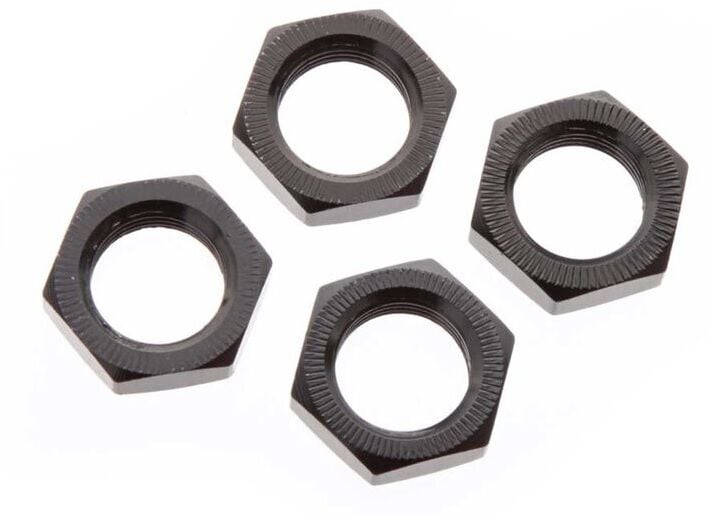 ARAC9763 Wheel Nut Aluminum 17mm Black (4)