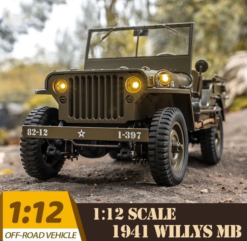 1941 WILLYS MB SCALER 1/12 CRAWLER RTR