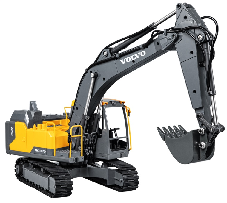1/16 Volvo RC Metal Dişli ve Metal Kovalı Ekskavatör
