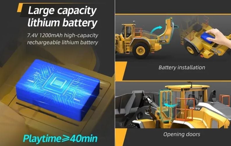 1/16 Volvo L260H RC Yükleyici