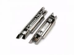 5335X Bumpers, front and rear Black Crome E-revo 1/8