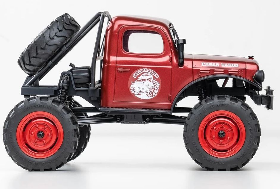 FCX24 Power Wagon 1/24 Rock Crawler Kırmızı