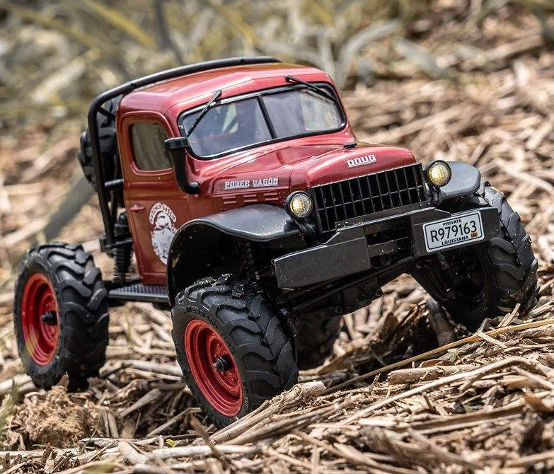 FCX24 Power Wagon 1/24 Rock Crawler Kırmızı