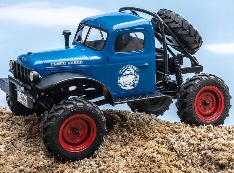 FCX24 Power Wagon 1/24 Rock Crawler Mavi