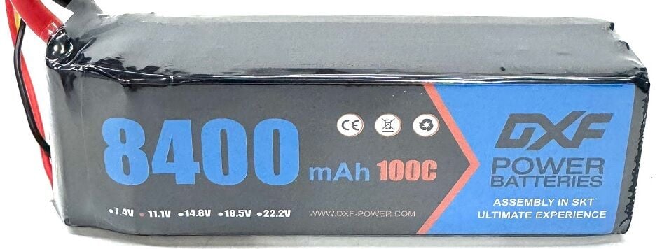 8400Mah 11.1v 3S 100C Soft Case Lipo Batarya