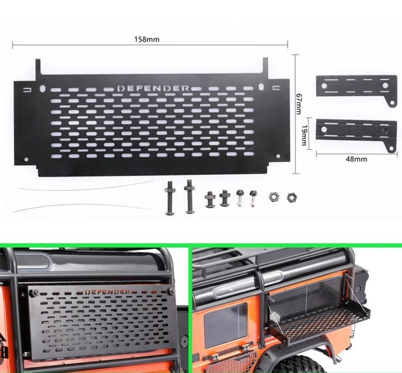 TRX4 Defender Metal Açılabilir Yan Masa