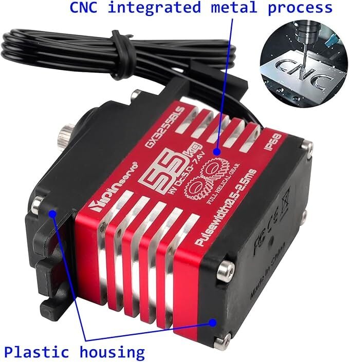 55Kg Digital Brushless Servo IP68